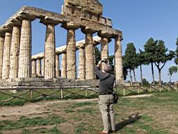 Paestum - Richard and the Temple of Athena.jpg